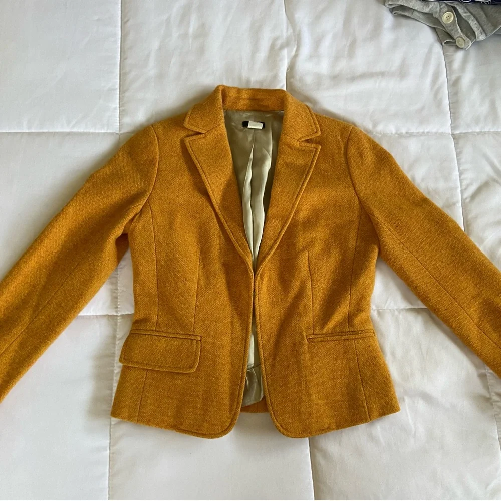Vintage J Crew 100% Wool Blazer